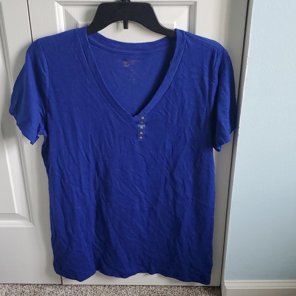 Royal blue shirt